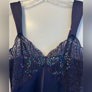 Vintage Victoria’s Secret long purple gown with sequins